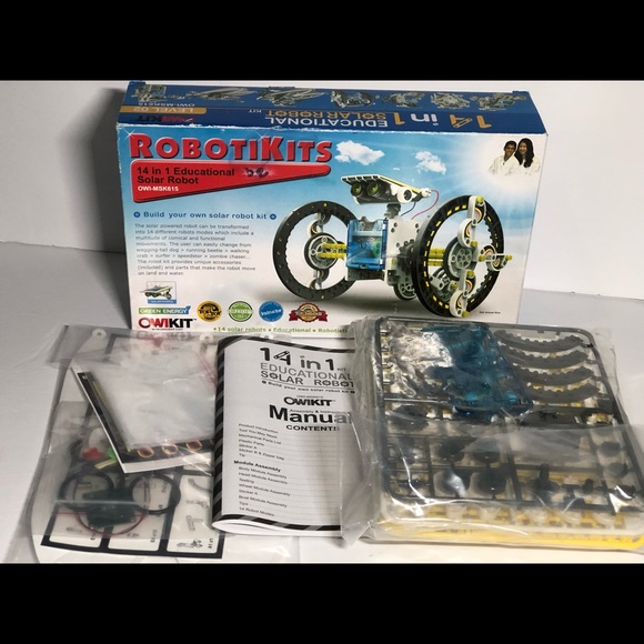 OWIKIT 14 in 1 Solar Powered Robot DIY Transformer - Picture 5 of 5